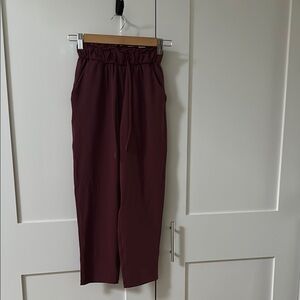 lululemon athletica stretch high rise pant 7/8